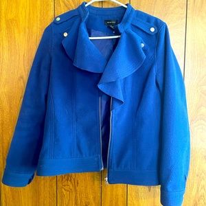 Women’s Royal Blue Wool Coat